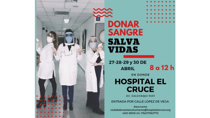 El Hos El Cruce y la UNAJ realizan Campaña de Donación de Sangre